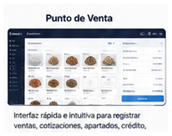 Captura real del punto de venta de KedwinSys